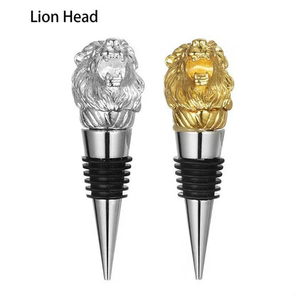 Alloy Animal Head Wine Stopper