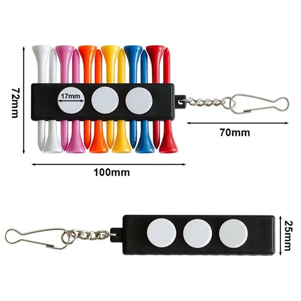 Golf Tee Holder Carrier