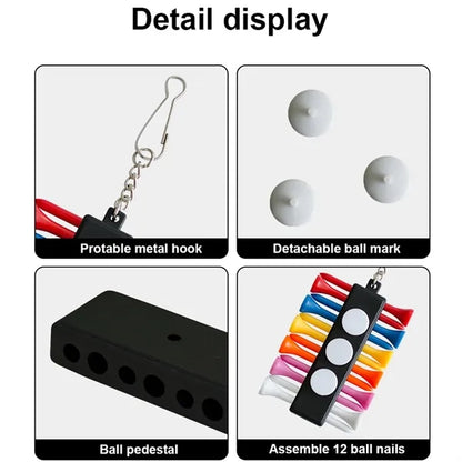 Golf Tee Holder Carrier
