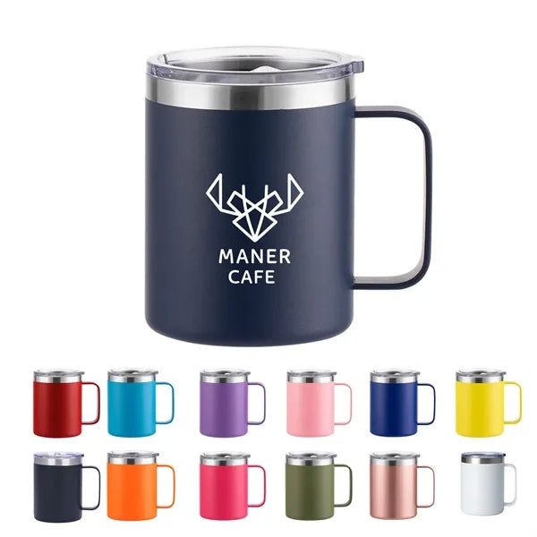 14oz Powder Coated Double Wall Stainless Mug