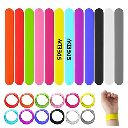 Customizable Silicone Slap Bands