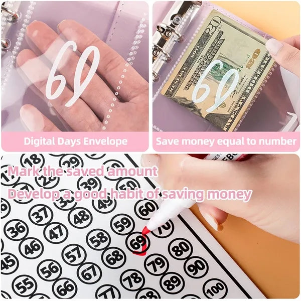 Money Saving Challenge Binder