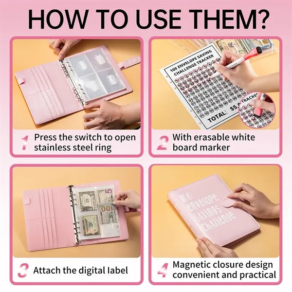 Money Saving Challenge Binder