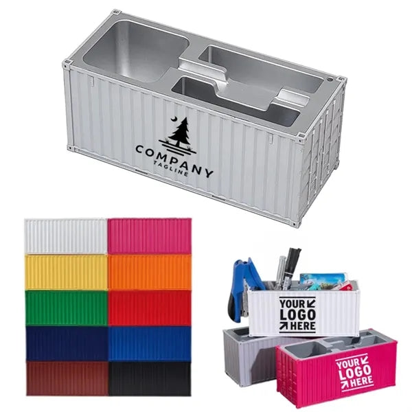 Shipping Container Model Pen Holder