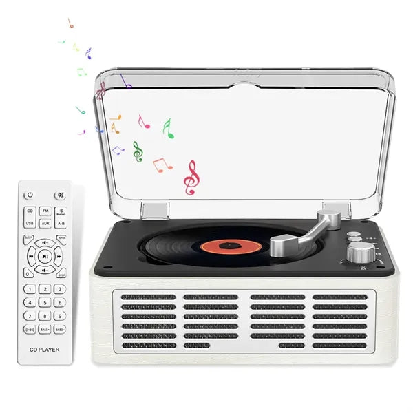Desktop Retro Bluetooth Disc Player