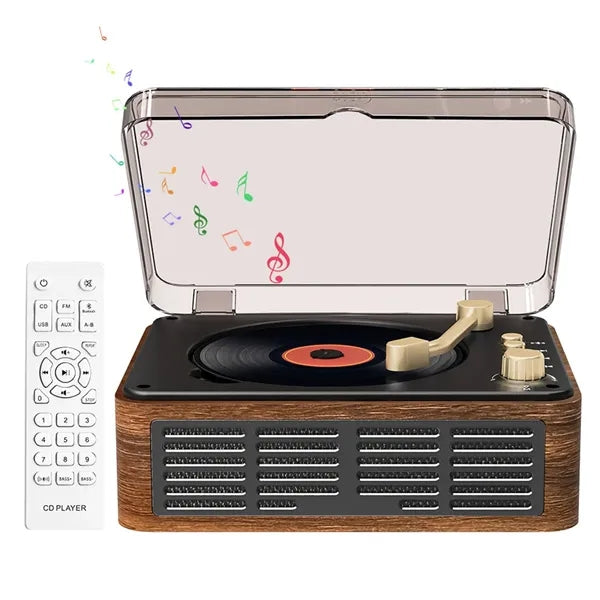 Desktop Retro Bluetooth Disc Player