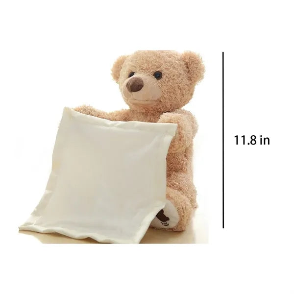 Soft Plush Interactive Peek-A-Boo Teddy Bear Talking Toy