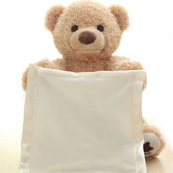 Soft Plush Interactive Peek-A-Boo Teddy Bear Talking Toy