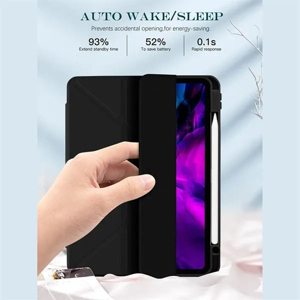 IPad Case 10th Generation Auto Wake/Sleep with Pencil Holder
