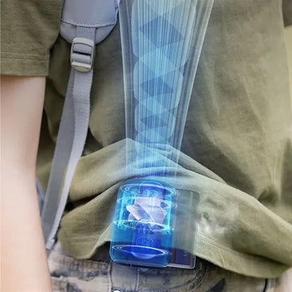 3 Speeds Hands-Free Fan Hanging Waist