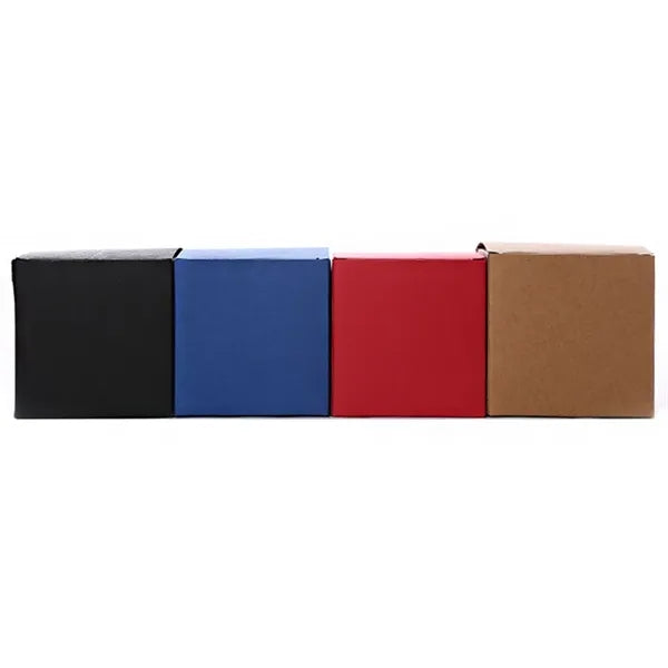 Cube Colorful Sticky Note Memo Pad Holder with Pen Stand