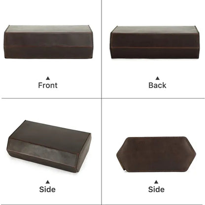 Removable Genuine Leather Case for 8 Pcs Watches