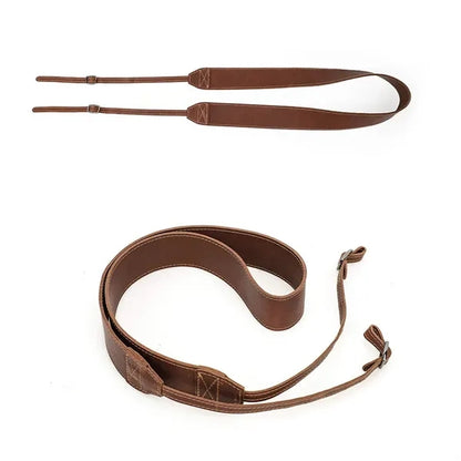 Vintage Genuine Leather Camera Shoulder Neck Strap Belt