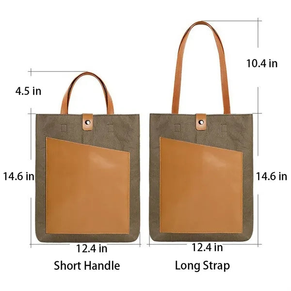 Recycled Eco-friendly Laptop Tote Bag Briefcase with Handle