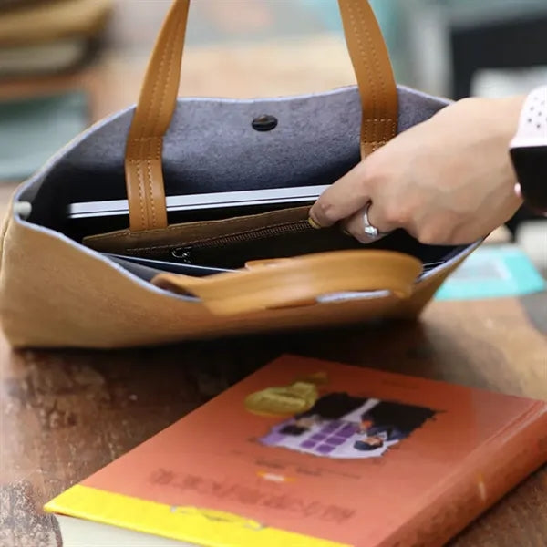 Recycled Eco-friendly Laptop Tote Bag Briefcase with Handle