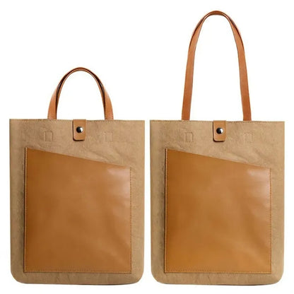 Recycled Eco-friendly Laptop Tote Bag Briefcase with Handle