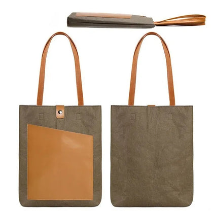 Recycled Eco-friendly Laptop Tote Bag Briefcase with Handle