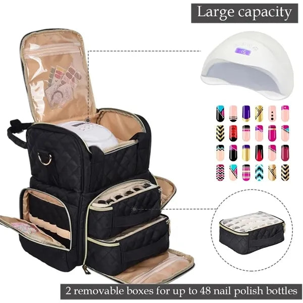 Nail Polish Organizer Backpack