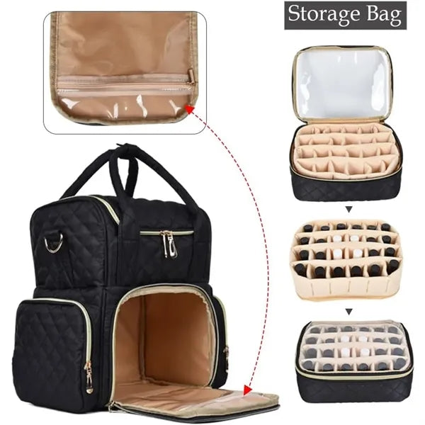 Nail Polish Organizer Backpack