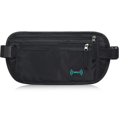 Rfid Money Belt Passport Holder