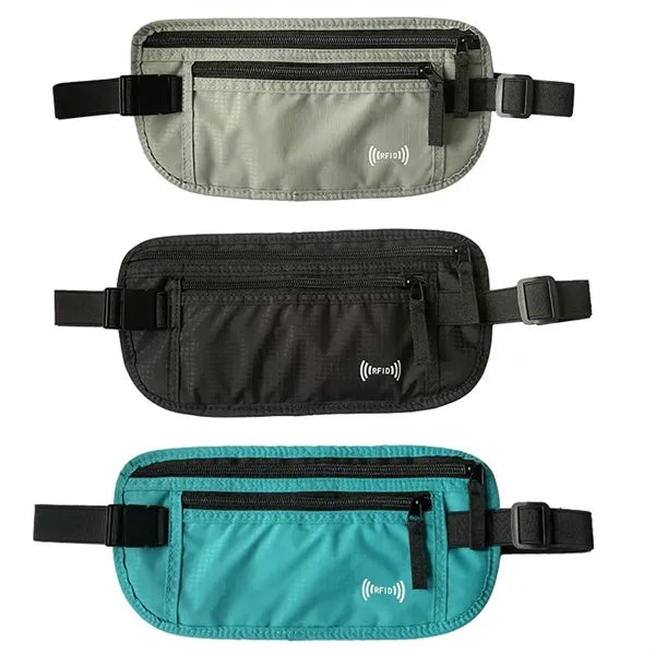 Rfid Money Belt Passport Holder