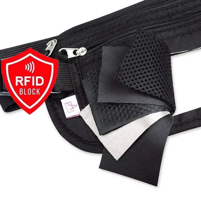 Rfid Money Belt Passport Holder