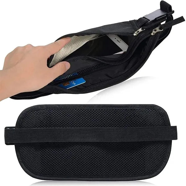 Rfid Money Belt Passport Holder