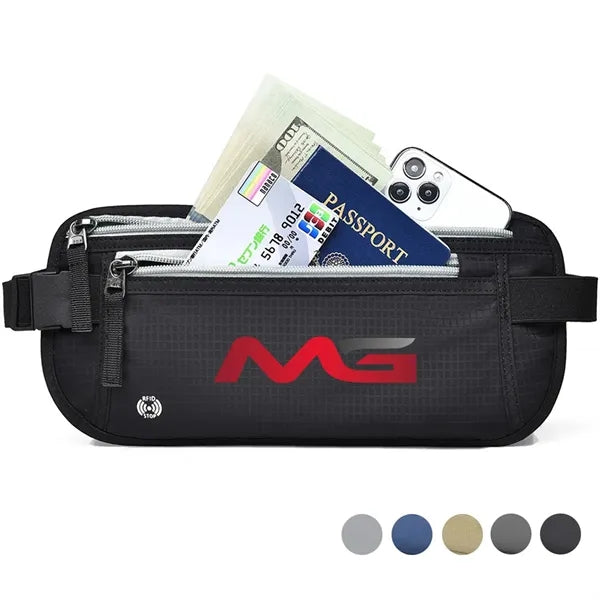 Travel Money Belt Rfid Blocking Passport Holder