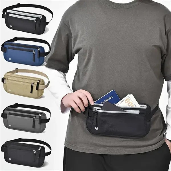 Travel Money Belt Rfid Blocking Passport Holder