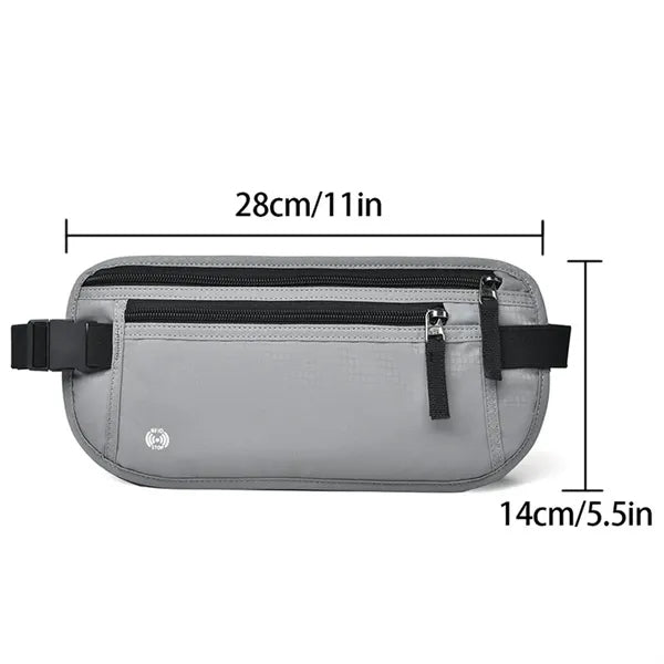 Travel Money Belt Rfid Blocking Passport Holder