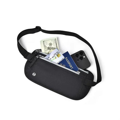 Travel Money Belt Rfid Blocking Passport Holder