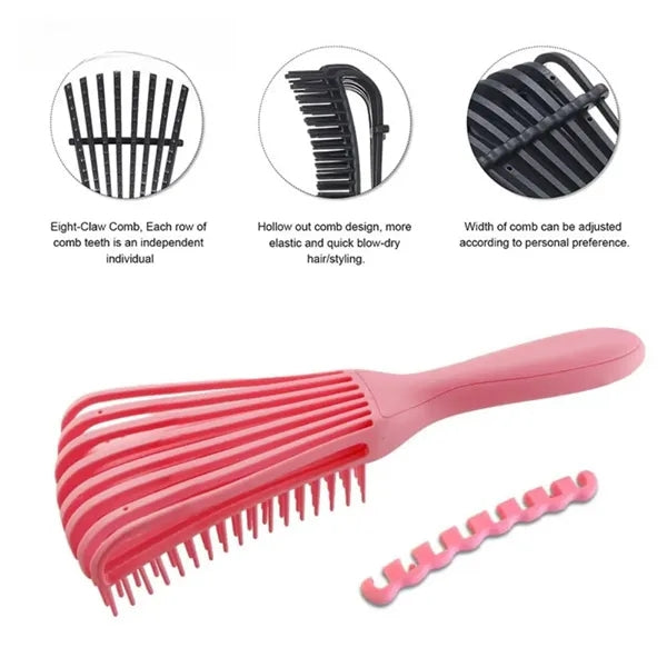 Shampoo Smooth Hair Octopus Comb