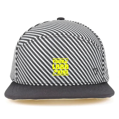 Striped Flat Bill Cap