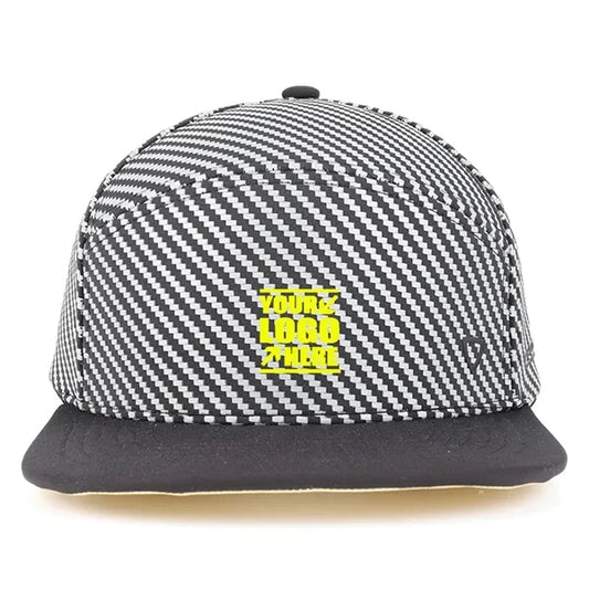 Striped Flat Bill Cap