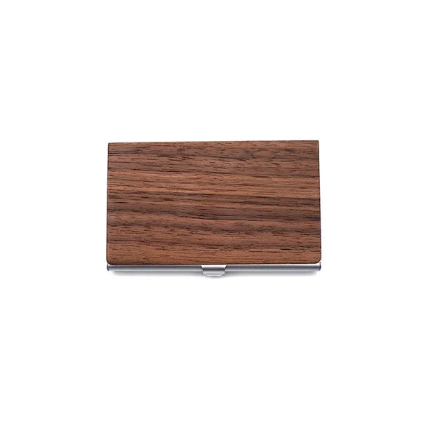 Wood and Aluminum Card Holder