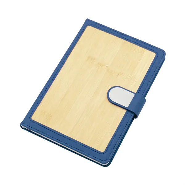 A5 Bamboo PU Leather Notebook