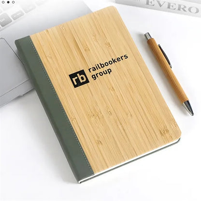 A5 Bamboo Notebook with Elastic Band