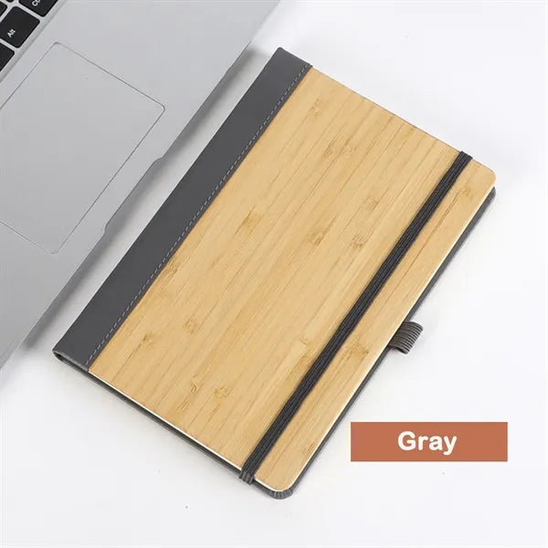 A5 Bamboo Notebook with Elastic Band