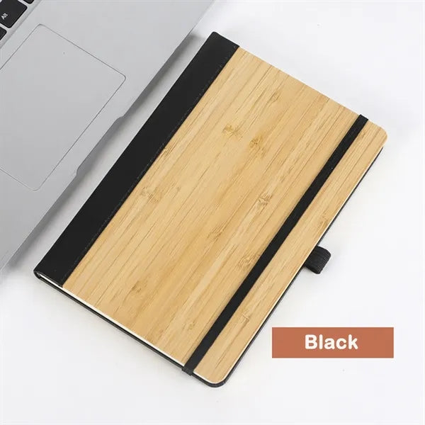 A5 Bamboo Notebook with Elastic Band