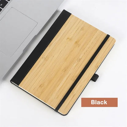 A5 Bamboo Notebook with Elastic Band