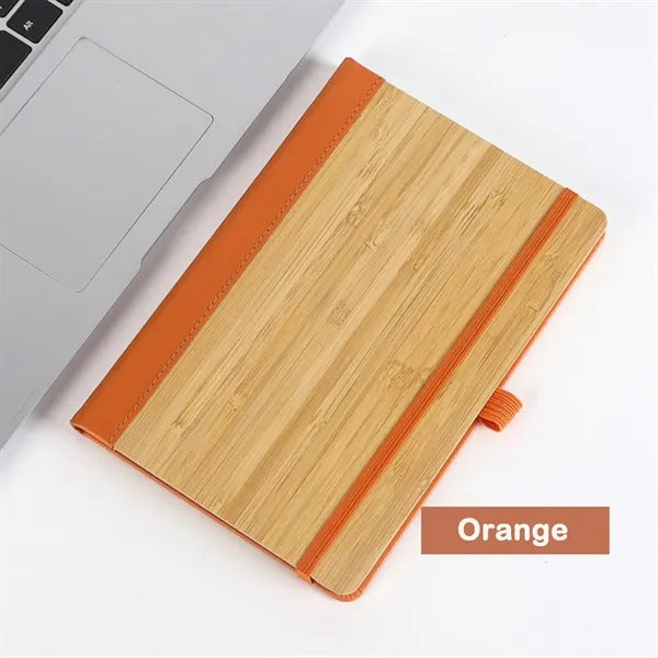 A5 Bamboo Notebook with Elastic Band