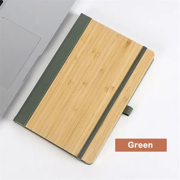 A5 Bamboo Notebook with Elastic Band