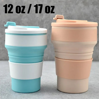 12/17 oz Silicone Collapsible Cups