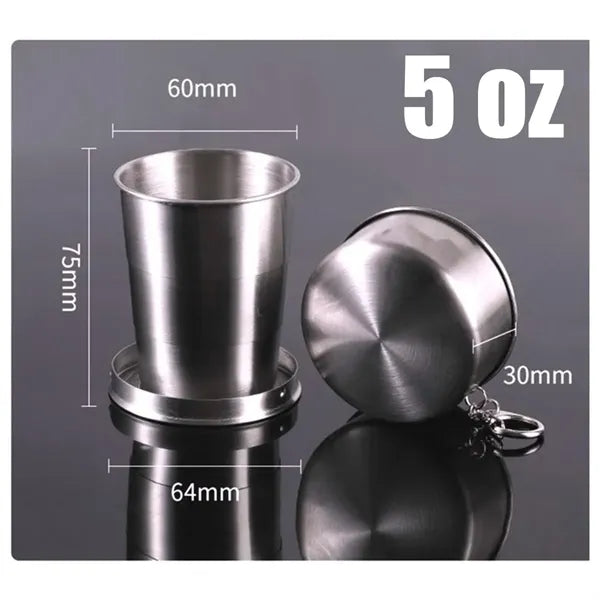 Stainless Steel Collapsible Cups