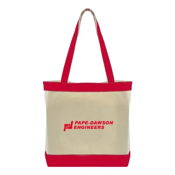 Custom Two Tone Tote Bag 12 OZ