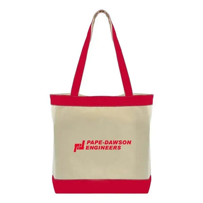Custom Two Tone Tote Bag 12 OZ