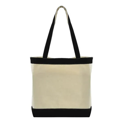 Custom Two Tone Tote Bag 12 OZ