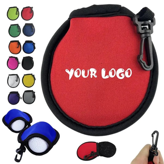 Golf Ball Cleaner Pouch With Hook