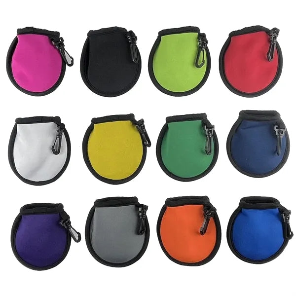Golf Ball Cleaner Pouch With Hook