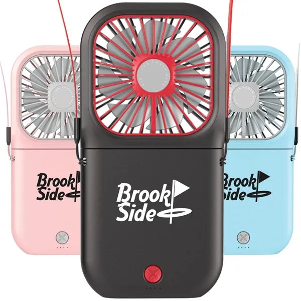 Power Bank and Folding Neck Fan